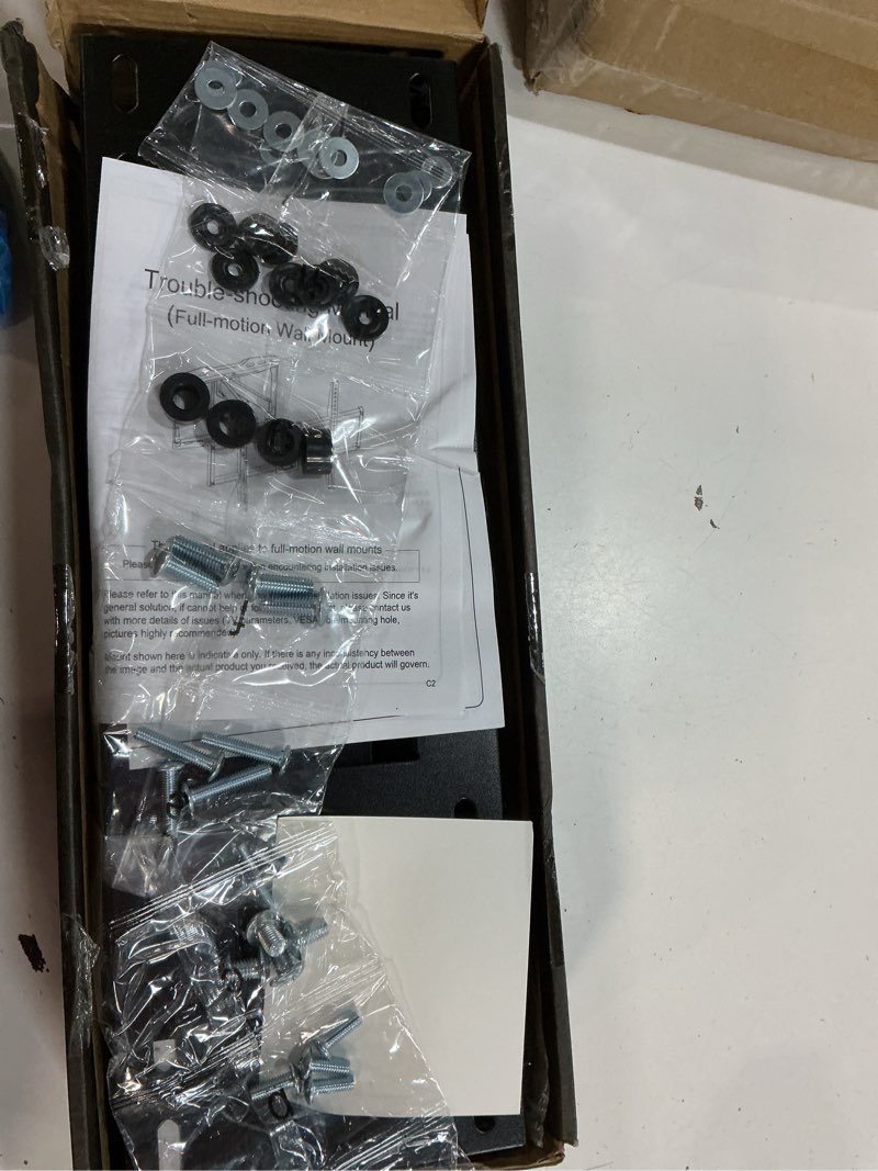 Condition photo showing Good Condition for usx mount tv wall mount for 32-74 inch flat screen/led/4k up to 110lbs, full motion tv mount bracket with swivel & tilt articulating dual arms, max vesa 400x400mm, fits 12/16" wood studs 32-74inch
