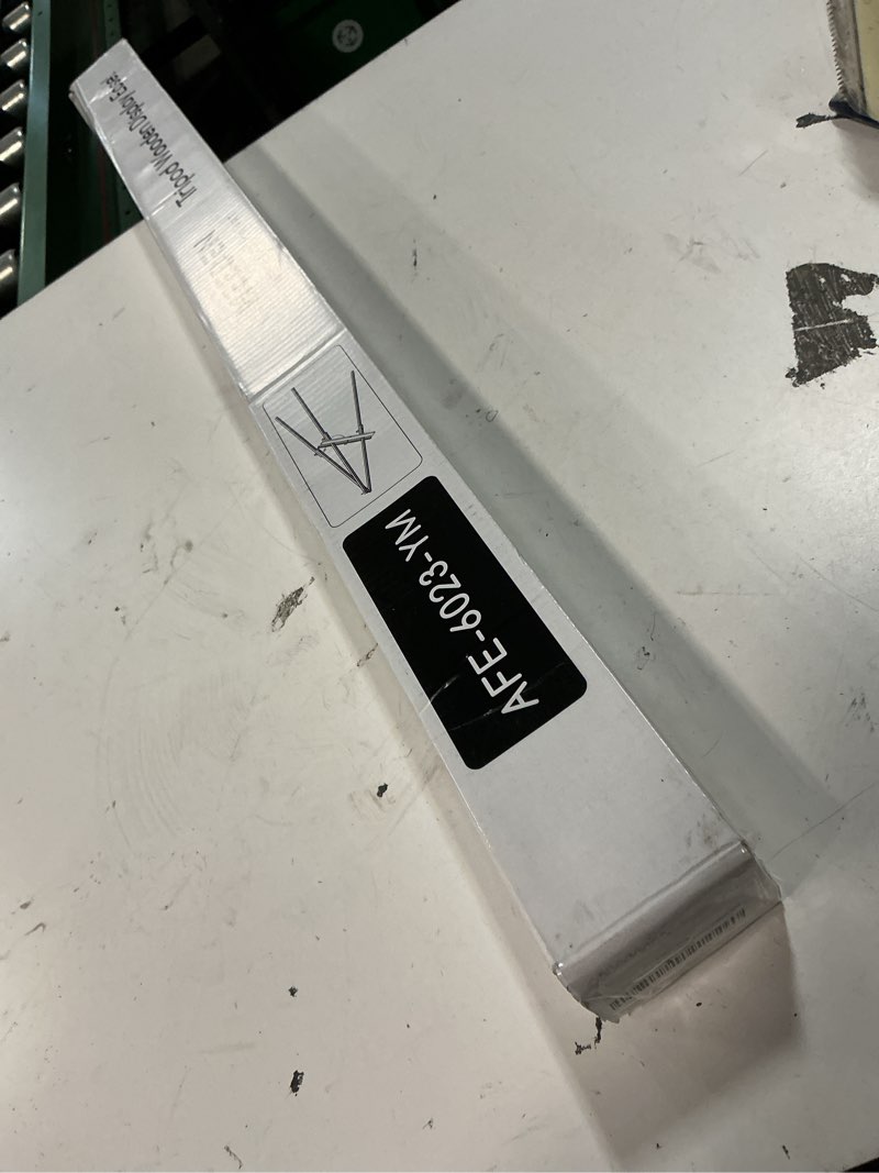 Condition photo showing New/Like New for meeden wood easel stand for display: wooden display tripod stand for posters pictures paintings - wedding decor holder for welcome sign