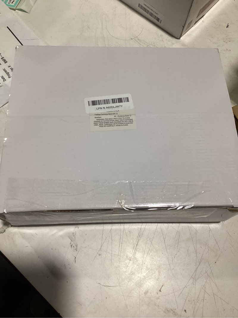 Condition photo showing Good Condition for Frekkoy Christmas Bows - 12Pcs Christmas Red Velvet Bows 9''x13'' Packaged in a Box, Perfect for Gif