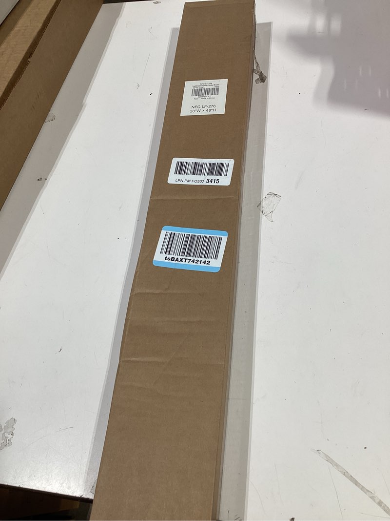 Condition photo showing Good Condition for lazblinds cordless cellular shades, no tools no drill light filtering honeycomb shades pleated blinds for windows, 30'' w x 48'' h, white light filtering-white 30'' w x 48'' h