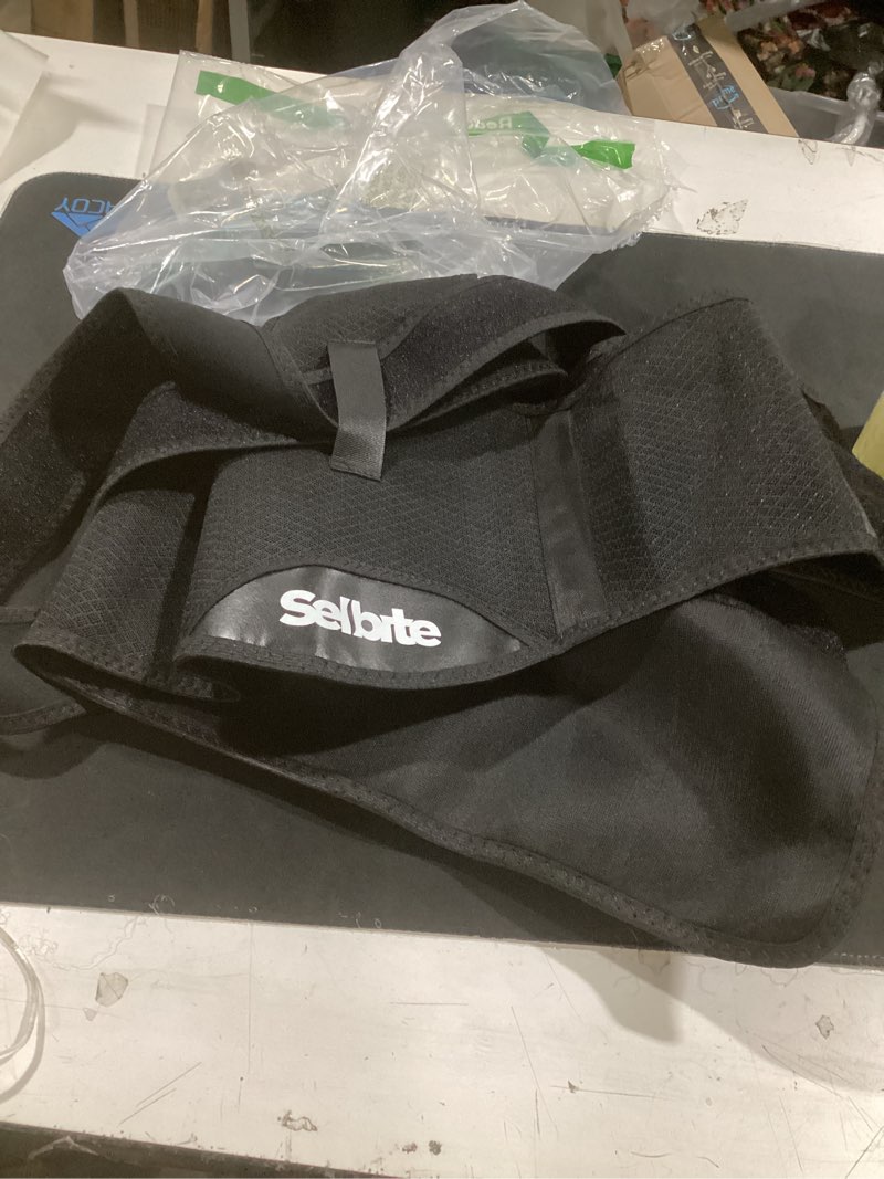 Condition photo showing Good Condition for selbite posture corrector for men and women - back brace for upper and lower body support - adjustable straightener with pain relief and muscle memory (large) large (waist 38”-44”)