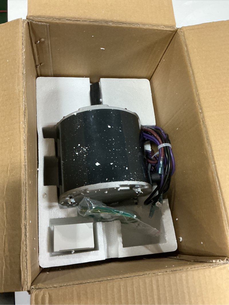 Condition photo showing Good Condition for 12Y65, 100483-43 Condenser Fan Motor 208/230 Volt, 1 PH, 60HZ 1/4 HP 825 RPM Replacement for 100483-05, YSLB-220-8-B001, YSLB-220-8-B002, 100483-34 etc, Compatible with Lennox ge etc, 1-Year Warranty