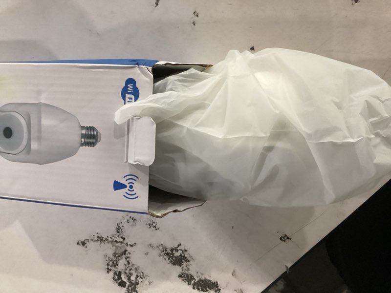 Condition photo showing New/Like New for light bulb security camera 2 packs, 5g&2.4ghz 2k security cameras wireless outdoor 360° ptz cameras for home security with color night vision, 2 way talk, ai human detection, screw in light socket