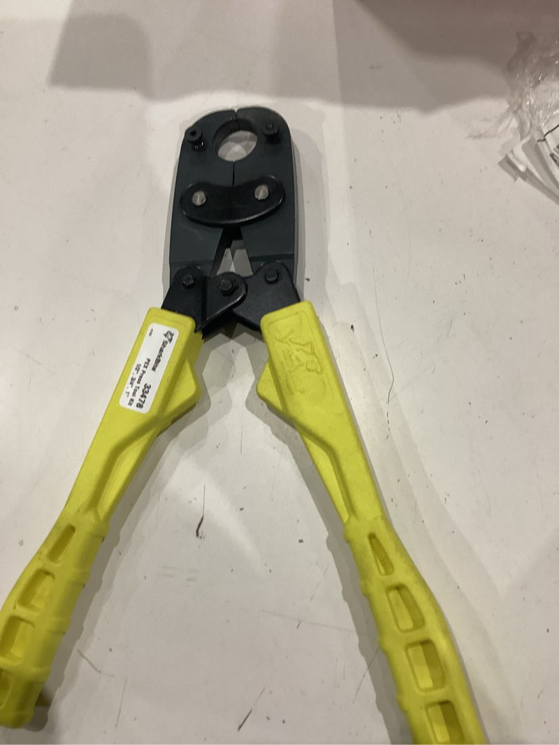 Condition photo showing As Is for sharkbite 1/2-in to 1-in pex press tool