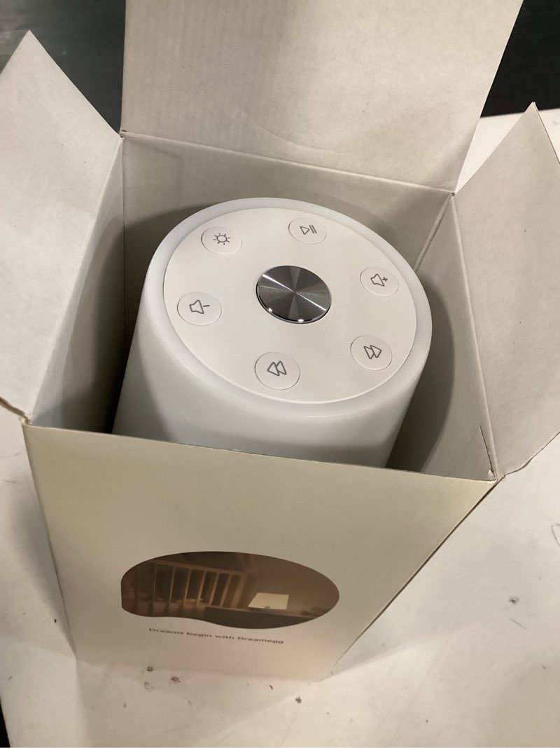 Condition photo showing Good Condition for dreamegg sound machine baby - white noise sound machine baby with night light, ok to wake alarm clock, 34 soothing sounds, sleep trainer, routine builder, app control for kids nursery sleeping bedroom classic