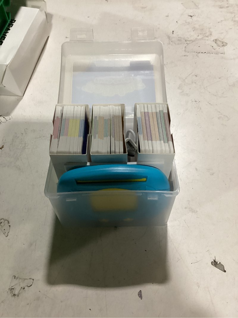 Condition photo showing Good Condition for homestec toddler talking flash cards with 216 double sided cards for speech therapy learning for ages 3 to 6 featuring 24 themes short sentences real sounds and stories birthday gifts for kids blue english