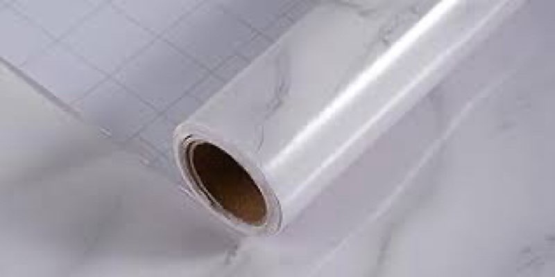 Beige White Marble Contact Paper Peel and Stick Countertops Waterproof 24x354 inch Glossy Marble Wallpepr Removable Self-Adhesive Vinyl Decor Paper for Kitchen Cabinet Furniture Refurbishment