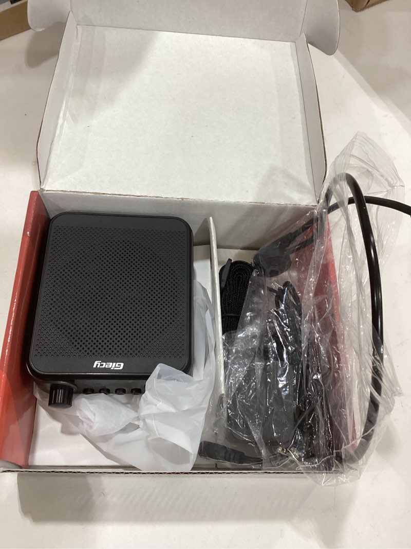 Condition photo showing Good Condition for 30W Portable Voice Amplifier with Wired Microphone Headset, 2800mAh Rechargeable PA System Speaker Personal Microphone Speech Power Amplifiers Loudspeaker for Teachers/Metting/Tour Guide 01Black
