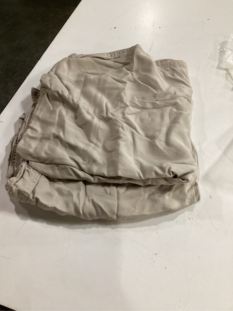 Condition photo showing Good Condition for bamboo sham set, king, sand