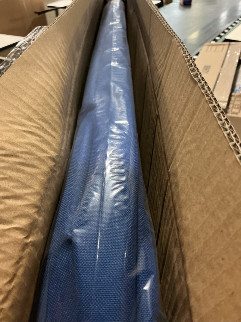 Condition photo showing New/Like New for elitefield 2-door soft pet playpen for dogs and cats (2-year warranty) | 600d fabric, washable floor mat & top cover, indoor/outdoor, carrying bag, ground stakes, zipper locks 62" x 62" x 36"h royal blue+beige