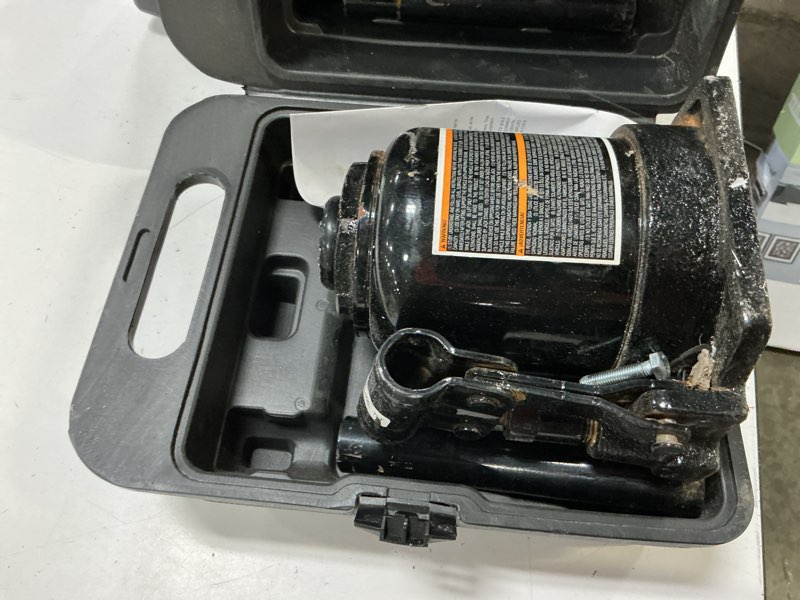 Condition photo showing As Is for torin black 20-ton steel hydraulic bottle jack