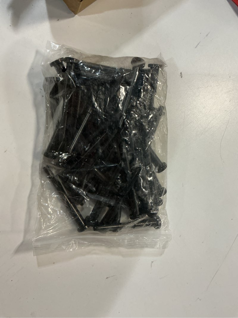 Condition photo showing Good Condition for 50 Pack 1/8" Black Invisible Cable Railing Hardware Kit, T316 Stainless Steel Receiver and Crimp Stud Ends for Cable Railing, 1/8" Swage Tensioner for 2" x 2" 4" x 4" Wood/Metal Post Deck Stairs 50 Black