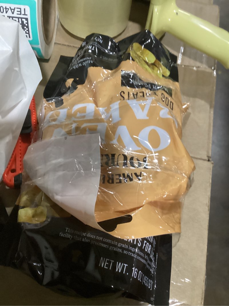 Condition photo showing Good Condition for American Journey Peanut Butter Recipe Grain-Free Oven Baked Crunchy Biscuit Dog Treats(2 pk)