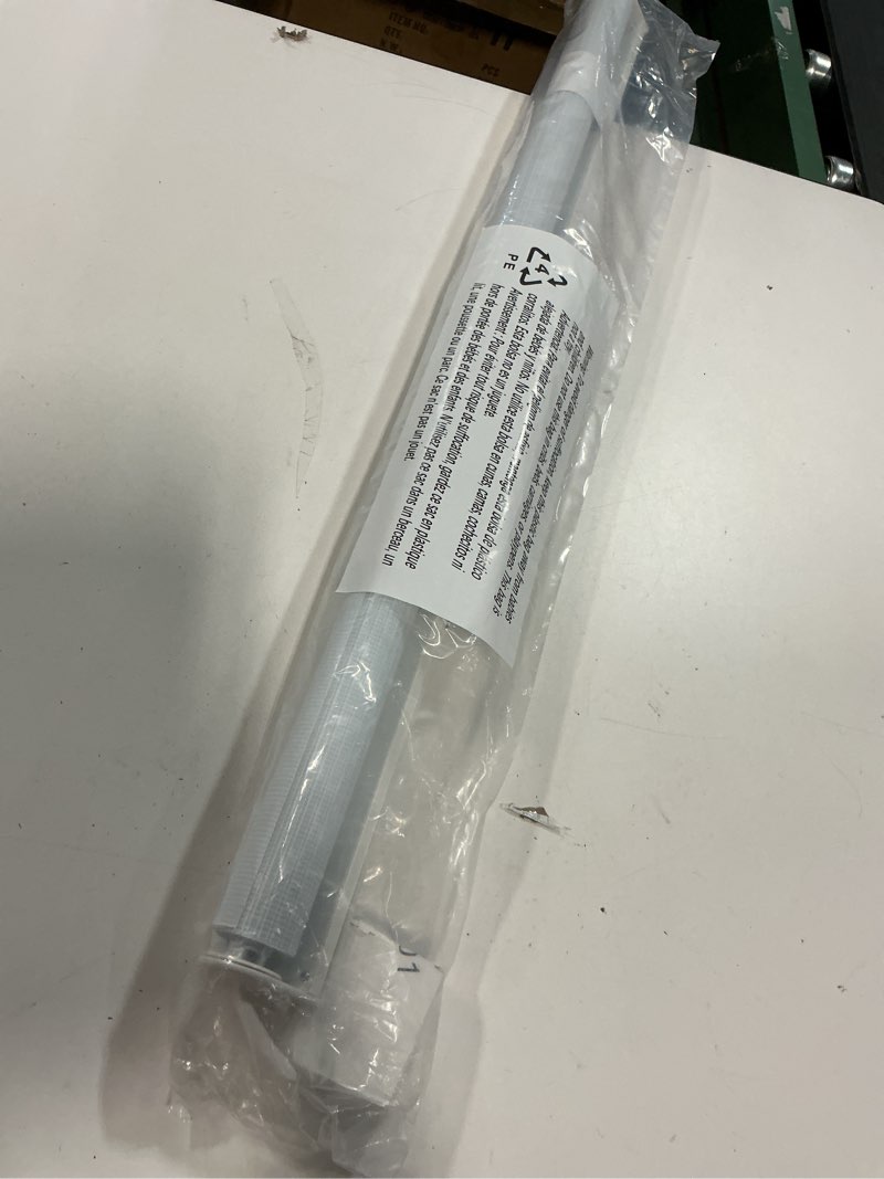 Condition photo showing Good Condition for LazBlinds No Drill Zebra Blinds for French Door, Cordless Blinds for Door with 30" Covering Width, Small Gap Design Light Filtering Sheer Shades for Indoor Windows, 30 5/8" W x 72" L, White, 1 Panel Light Filtering - White 30"W x 72"H