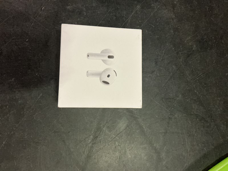Condition photo showing New/Like New for apple airpods 4 wireless earbuds, bluetooth headphones, personalized spatial audio, sweat and water resistant, usb-c charging case, h2 chip, up to 30 hours of battery life, effortless setup for iphone without active noise cancellation without applecare+