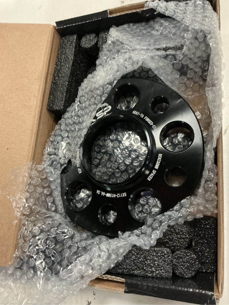 Condition photo showing Good Condition for ksp 5x112mm wheel spacers,15mm 66.56mm hubcentric bore forged tuning spacer for most newer a4 s4 a5 s5 a6 s6 a7 s7 a8 quattro, 2019+ (g-chassis), ben-z w2042 w208, 1pcs