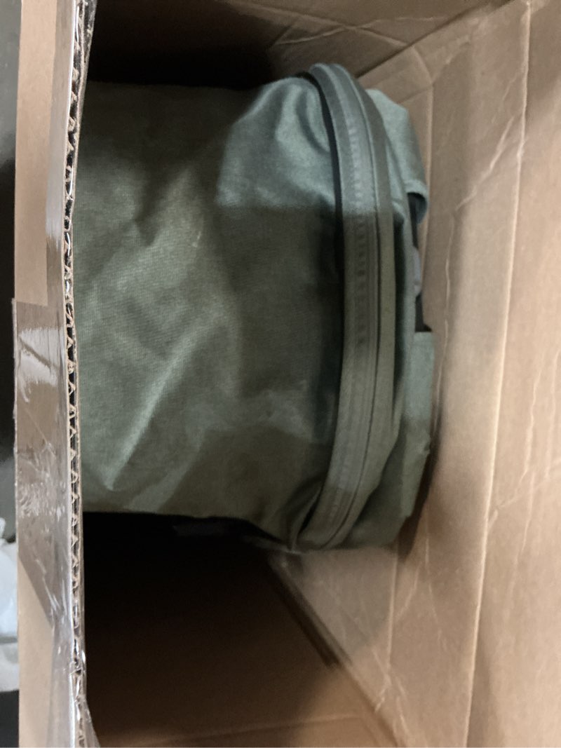 Condition photo showing As Is for UPPAbaby Bassinet V3 - Compatible with Vista, Cruz, Ridge Strollers - Overnight Sleep Solution - Mattress, Sheet and Bug Shield Included - Evelyn (Meadow Green) Evelyn (Meadow Green/Graphite Frame)
