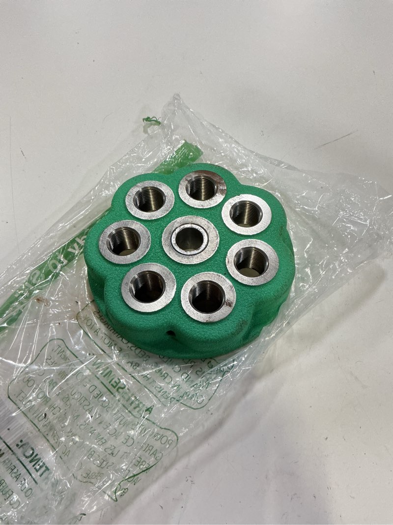 Condition photo showing As Is for redding spare 7 station turret with bushings | durable cast iron extra interchangeable turret head for the t-7 turret reloading press
