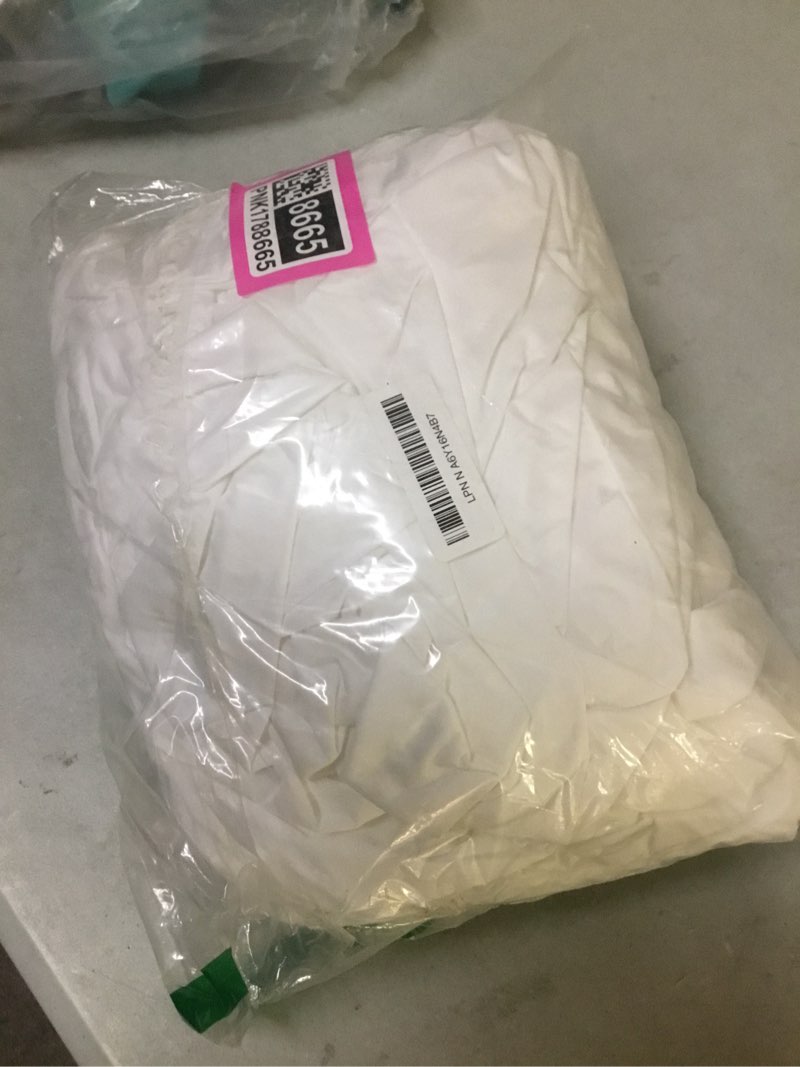 Condition photo showing As Is for utopia bedding queen mattress protector zippered, 100% waterproof bed bug and dust mite proof mattress encasement, absorbent 6 sided mattress cover 1 queen