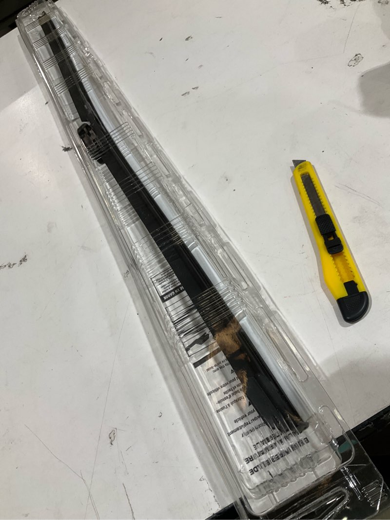 Condition photo showing As Is for subaru 2020-2025 outback front & rear windshield wiper full blade set - soa591b726, soa591b718, soa591r616 - genuine oem