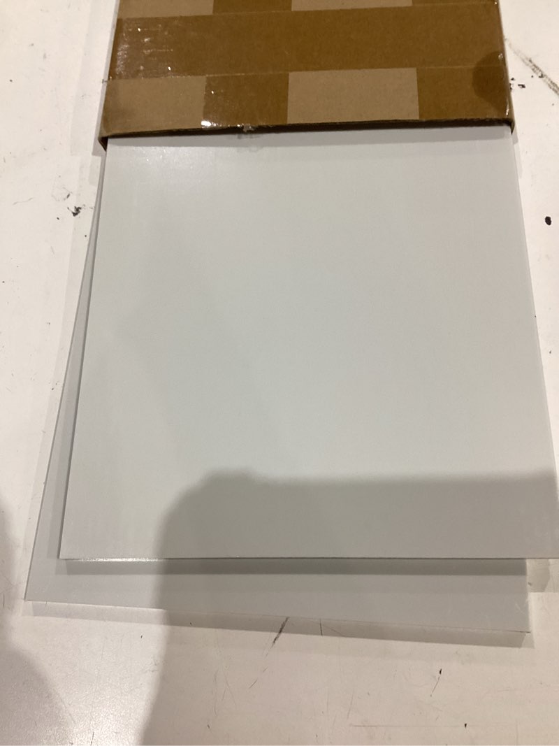 Condition photo showing As Is for 2pack white abs plastic sheet 8" x 12" x 1/4" thick white rigid thermoplastic sheet (upgrade surface) 6mm flexible high tensile abs moldable plastic panel for crafts, diy, signs 8" x 12" x 1/4" white 2