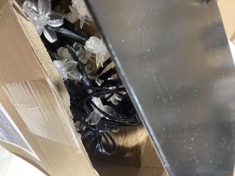 Condition photo showing Good Condition for 2pcs 48 LED Artificial Lighted Cherry Blossom Tree - Cherry Blossom Bonsai Tree 16 Color-Changing Metal Base Night Lights for Christmas Wedding Party 48L-RGB2