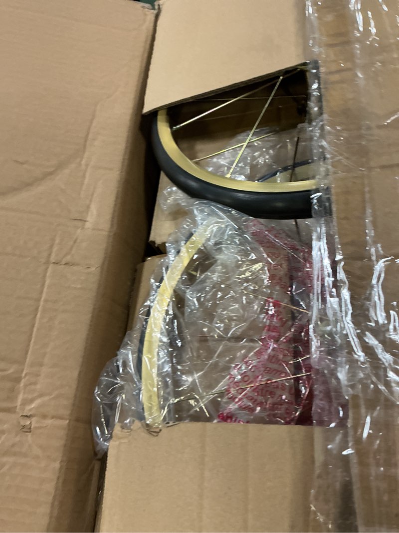 Condition photo showing As Is for Popcorn Cart - Matinee Replacement Stand for 8-Ounce Poppers with Shelf, Push Handle, and Bicycle-Style Wheels by Great Northern Popcorn (Red) Cart Only