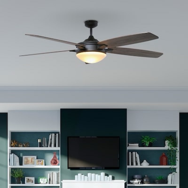 harbor breeze oakham bronze 70-in indoor ceiling fan (5-blade)