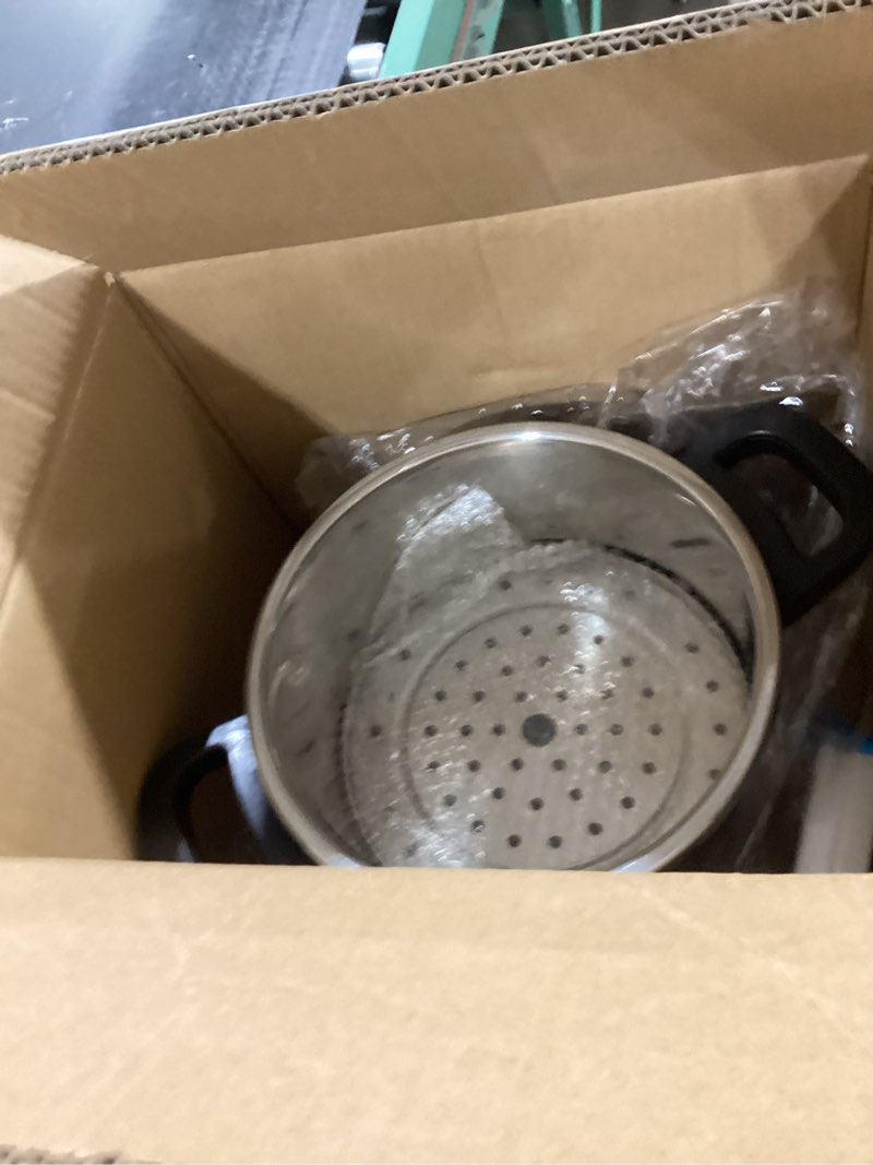 Condition photo showing Good Condition for Pressure Cooker 10 QT,Pressure Canner,304 Stainless Steel Pressure Cooker,One-Hand Locking,Compatibility Gas and Induction Cooktops, Pressure Canner for Canning