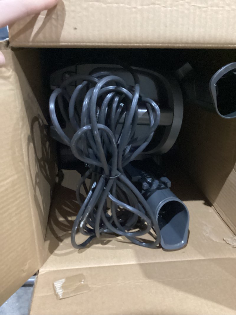 Condition photo showing As Is for shark az2002 vertex powered lift-away upright vacuum with duoclean powerfins, self-cleaning brushroll, large dust cup, pet crevice tool, dusting brush & power brush, silver/rose gold duoclean powerfin (rose gold)