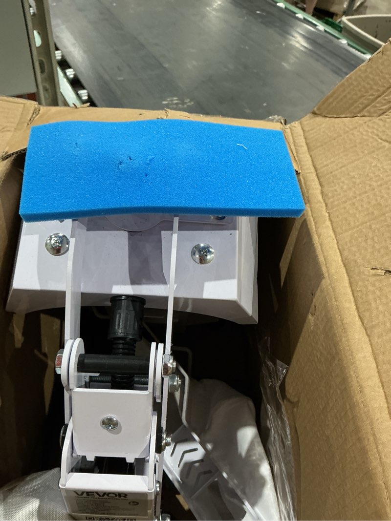 Condition photo showing As Is for vevor hat heat press machine, 8.5 x 4 in large heating plate, with caps stretcher, precise temperature & time control, heat press for hats and caps, for htv iron on and sublimation projects, white
