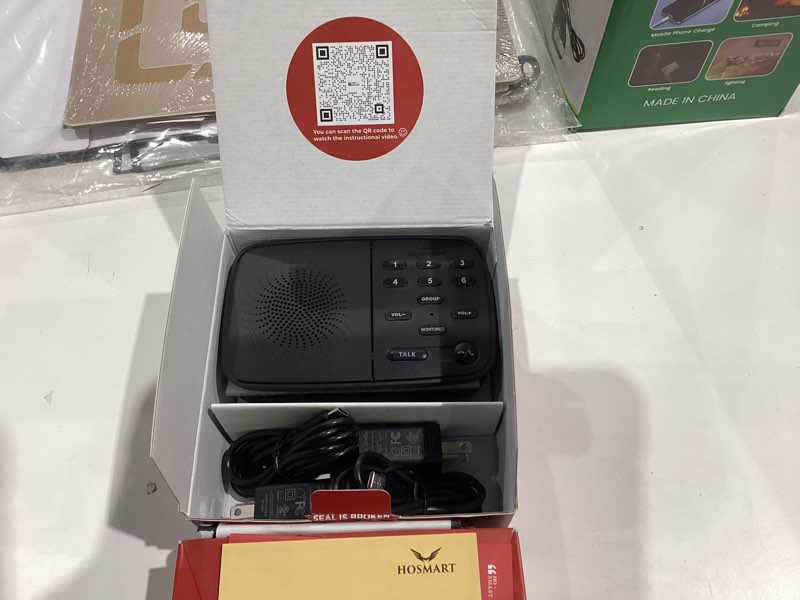 Condition photo showing Good Condition for Hosmart UltraSpeak Pro Intercoms Wireless for Home, Two-Way Real-time Intercom Full Duplex Wireless Intercom System for Home Use, Clear Sound House Intercom System for Business with 1200 Feet Range 4 stations