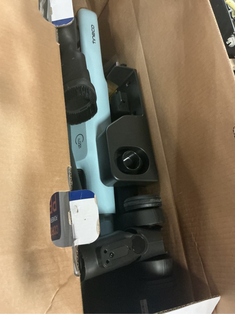 Condition photo showing As Is for tineco go pet cordless vacuum with zerotangle brush, 60 min runtime, 1l dustbin (go303)