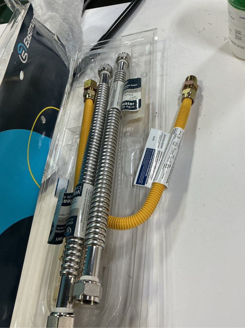 Condition photo showing Good Condition for Eastman 48280 Gas Water Heater Installation Kit  Stainless Steel