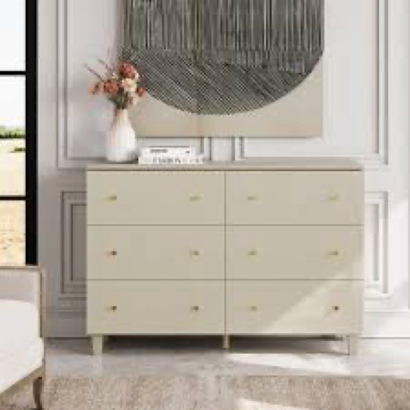 Cabriano 6 Drawer 47.2" W Double Dresser