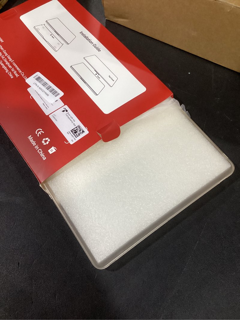 Condition photo showing New/Like New for for MacBook Air 13.6 inch Case M4 M3 M2 2025 2024-2022, Model A3240 A3113 A2681 [Profi ShockBumper] [Military Drop Protection] Hard Shell Cover for MacBook Air 13 inch Case- Crystal Pink