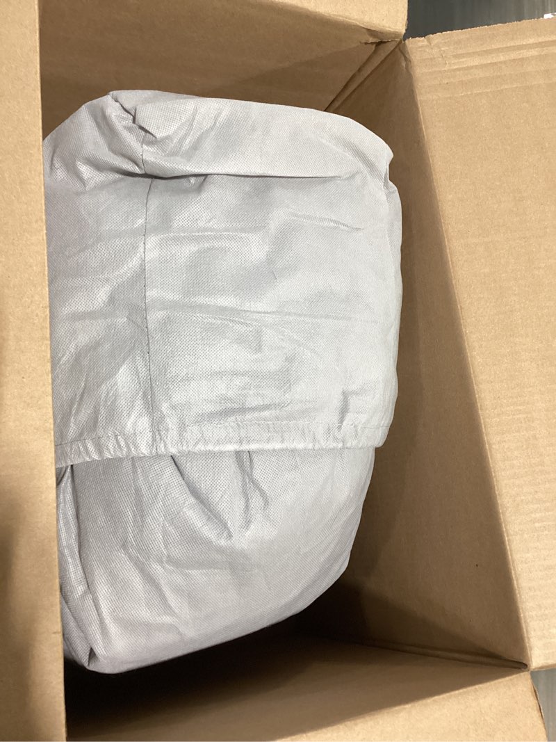 Condition photo showing Good Condition for budge lite car cover, indoor protection, breathable dustproof cover, fits mid-size sedans up to 200 inches, gray, size 3 size 3: fits cars up to 16'8"