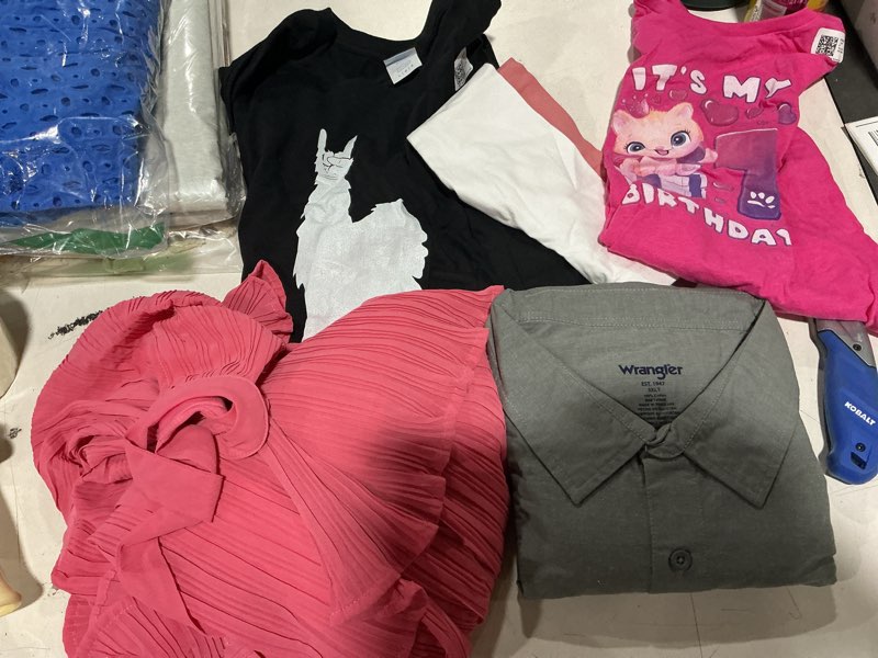 Misc. chilrens, womens, mens clothing