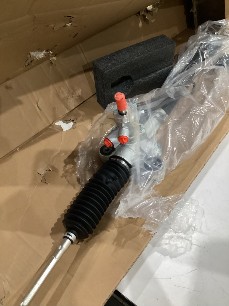 Condition photo showing As Is for autoround power steering rack and pinion assembly compatible with nissan frontier 05-20, pathfinder 05-12, xterra 05-15, replace# 49001ea000 48521ea000