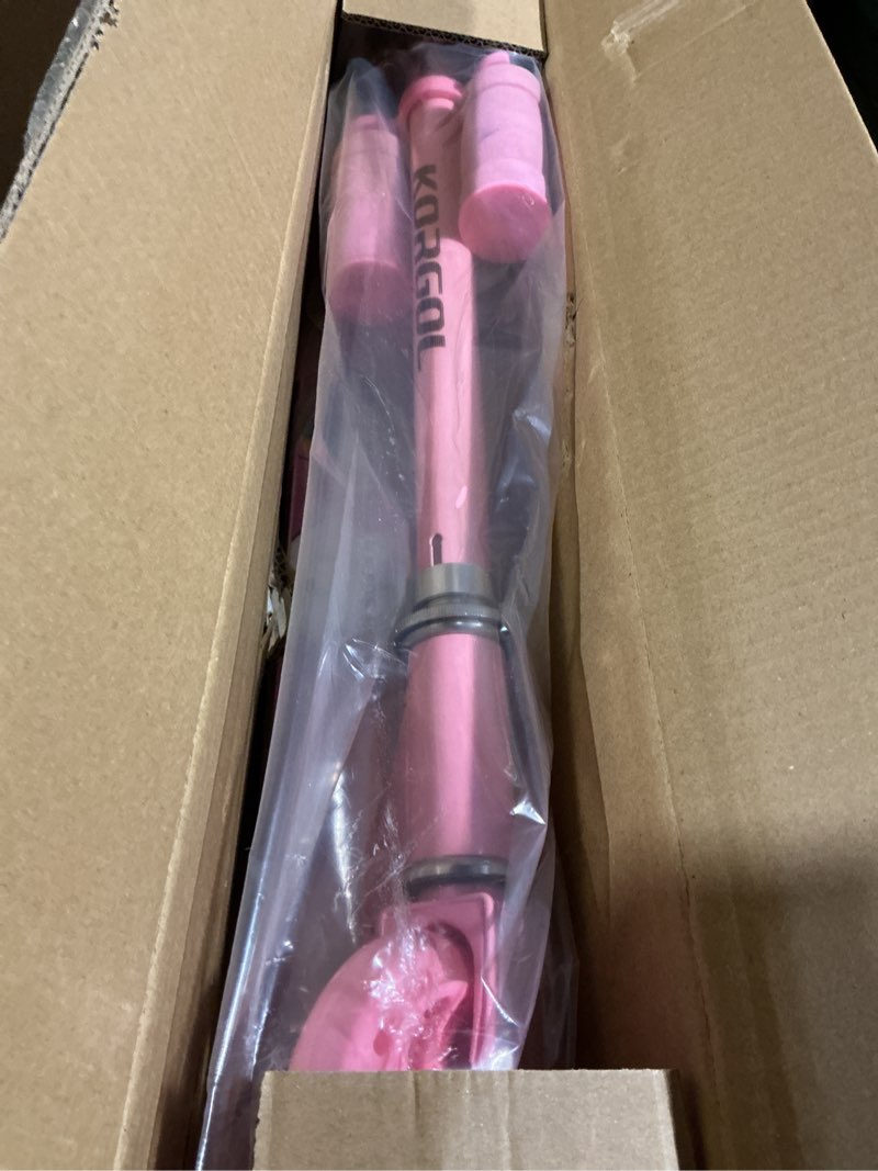 Condition photo showing Good Condition for scooter for kids ages 3-12 - kids kick scooters with led light up wheels & 3 levels adjustable handlebar, lightweight foldable 2 wheel girly pink scooter christmas birthday for girls boys.