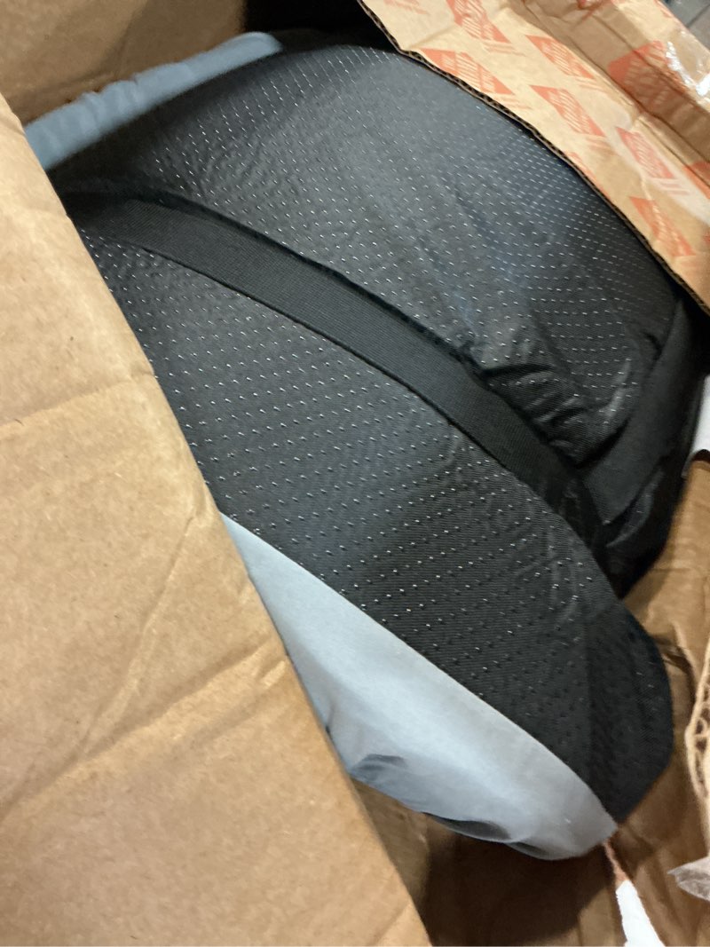 Condition photo showing As Is for memory foam camping mattress pad,sleeping pad for camping,non-slip bottom floor cot car mattress bed with retaining portable roll up mattress pad mat for travel truck guest bed tent grey cot:72*24*3