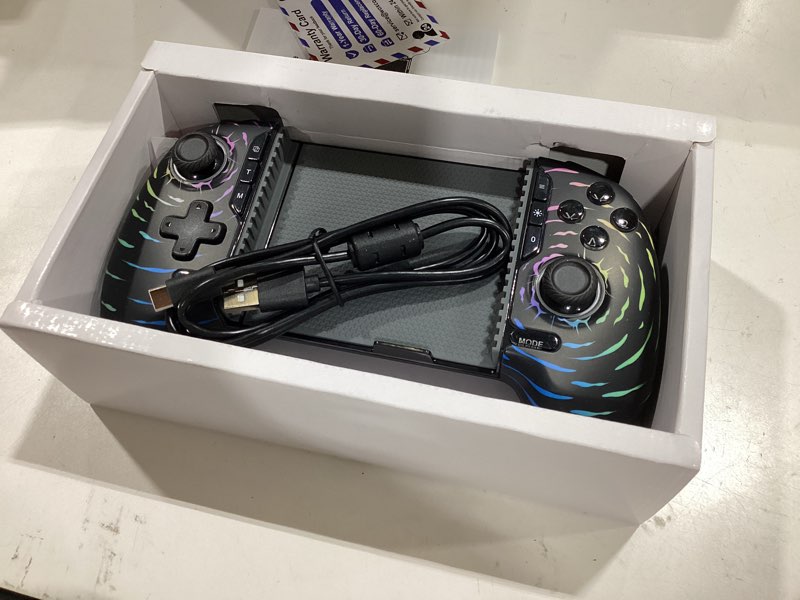 Condition photo showing Good Condition for axybcool mobile wireless phone controller for iphone/android with hall joystick, mobile game controller with phone case suppor