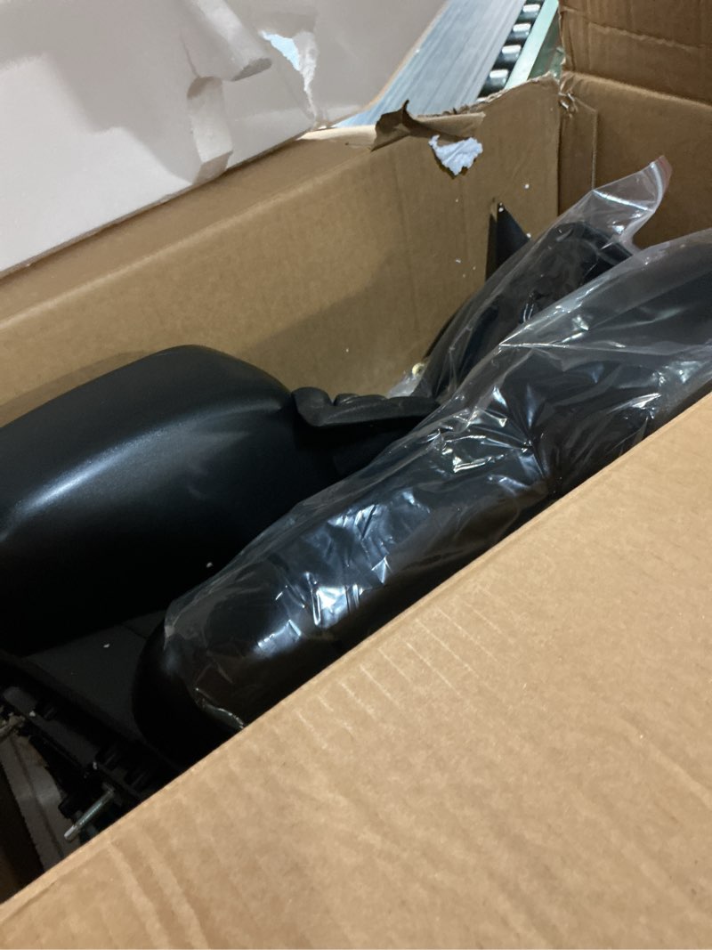 Condition photo showing As Is for scitoo towing mirrors fit chevy gmc exterior accessories mirrors fit 1999-2007 chevy/gmc silverado/sierra 1500 2500hd 3500hd with convex glass manual controlling and telescoping features 1999-2007 chevy/gmc black - manual control
