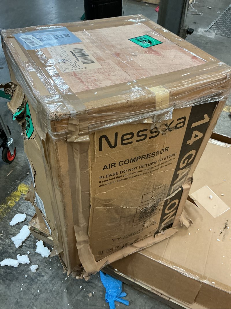 Condition photo showing Good Condition for Nessxa 14 gallon air compressor 