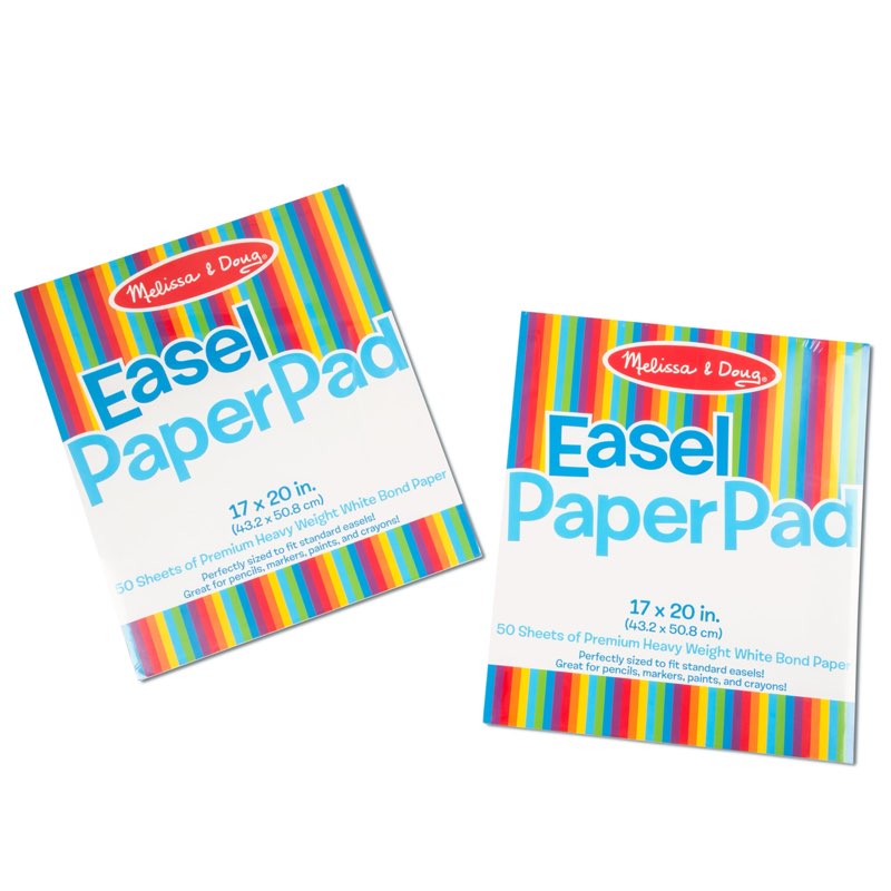 Melissa & Doug Easel Pad (17 x 20 inches) - 50 Sheets, 2-Pack