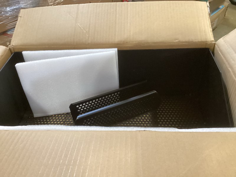 Condition photo showing Good Condition for johgee pellet basket, 20 × 10 × 6.7 inch pellet basket for fireplaces and stoves