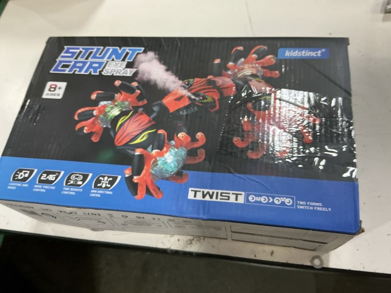 Condition photo showing New/Like New for 1:16 gesture sensing rc stunt car, hand controlled remote control twist cars with light & music, 4wd 360° rotate transform drift, gifts for 8-12 kids age 8 9 10 11 12 yrs old? 1:16 blue