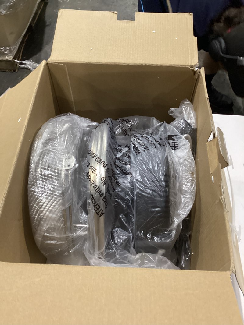 Condition photo showing New/Like New for crisplid for pressure cooker - turns your pressure cooker into an air fryer - air fry, crisp or broil fits 6 & 8 q pot basket, trivet, silicone mat, tongs plus instant access free recipe app