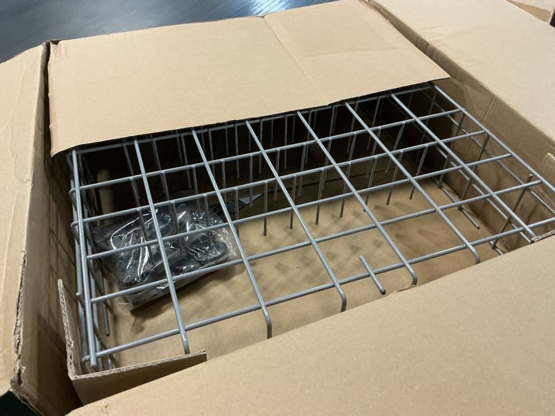 Condition photo showing Good Condition for w10728159 dishwasher lower rack with wheels, fit for kitchenaid dishwasher rack, w10525646 w10780925 dishwasher rack lower intended for maytag dishwasher parts deep 22in wide 20.8in