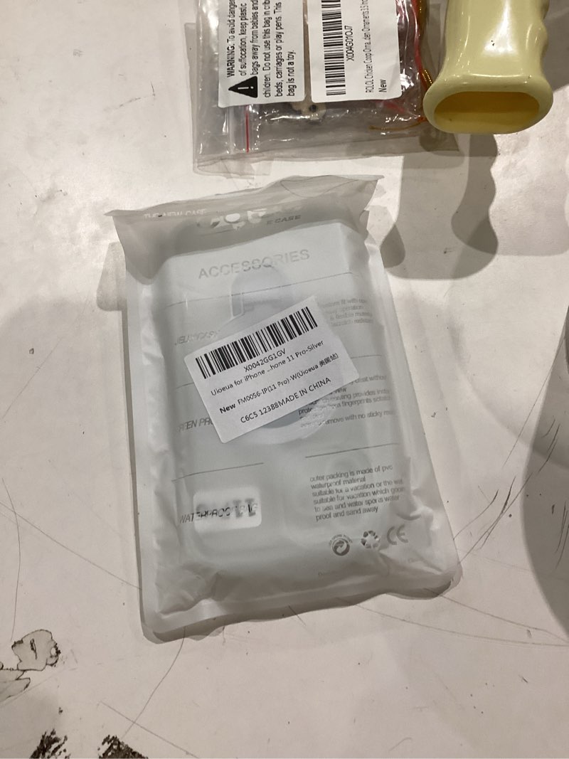 Condition photo showing New/Like New for for iPhone 11 Pro Case with Magnetic Ring Stand,[Compatible with MagSafe] Four Corners Shockproof [Military Grade Drop Protection] Luxury Slim Kickstand Case for iPhone 11 Pro-Silver iPhone 11 Pro 5.8" Silver